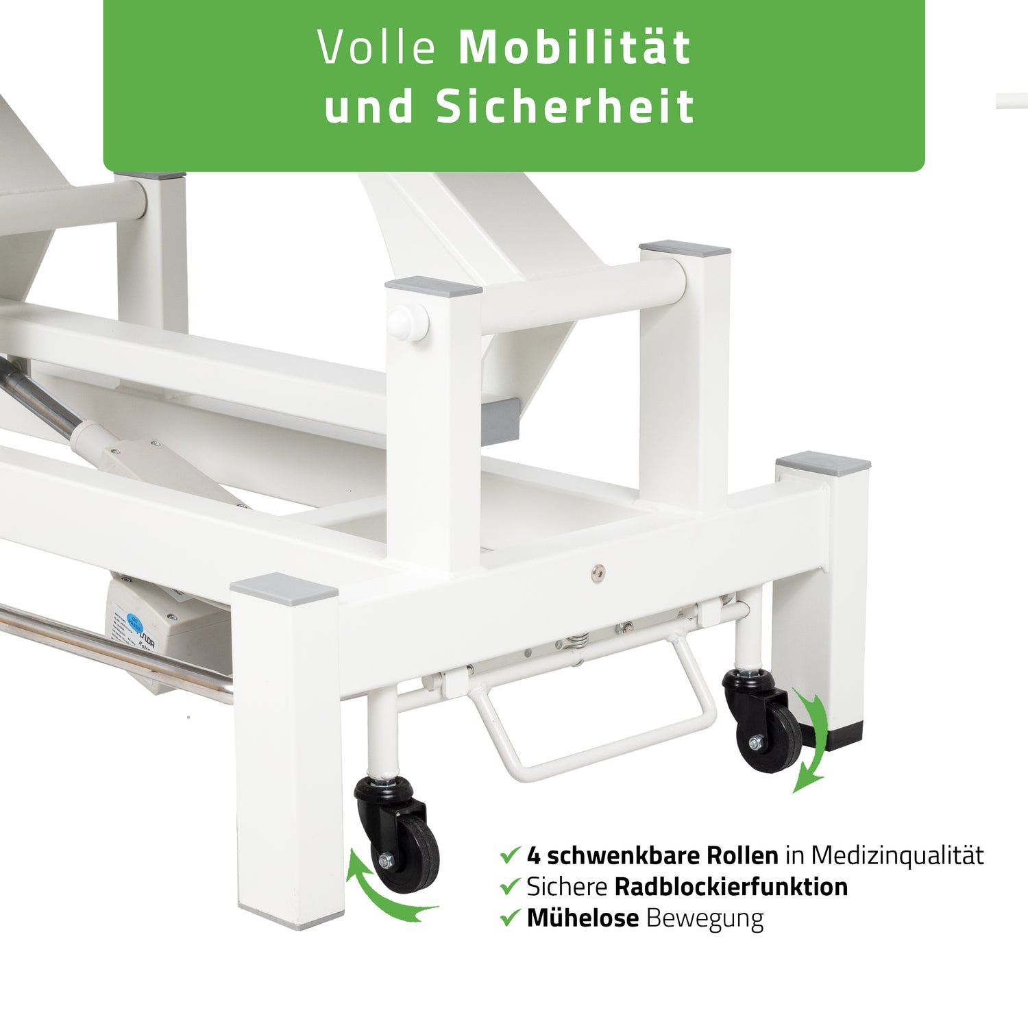 Massageliege Elektrisch Fortis 2 Ergo | 2-Segmente | Handfernbedienung Steuerrahmen | 3 Jahre Garantie