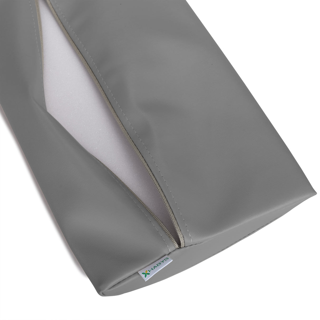 Lenden-Halbrolle für Massage | 40x25x5 | Polsterung Satin Comfort