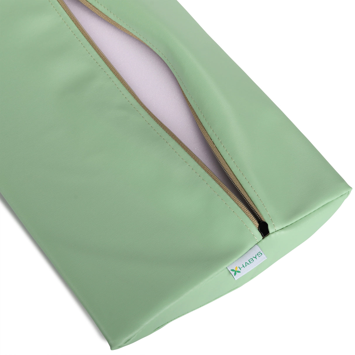 Lenden-Halbrolle für Massage | 40x25x5 | Polsterung Vinyl Flex