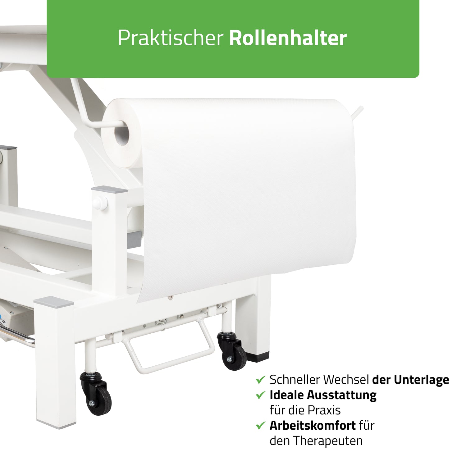 Massageliege Elektrisch Fortis 2 Ergo | 2-Segmente | Handfernbedienung Steuerrahmen | 3 Jahre Garantie