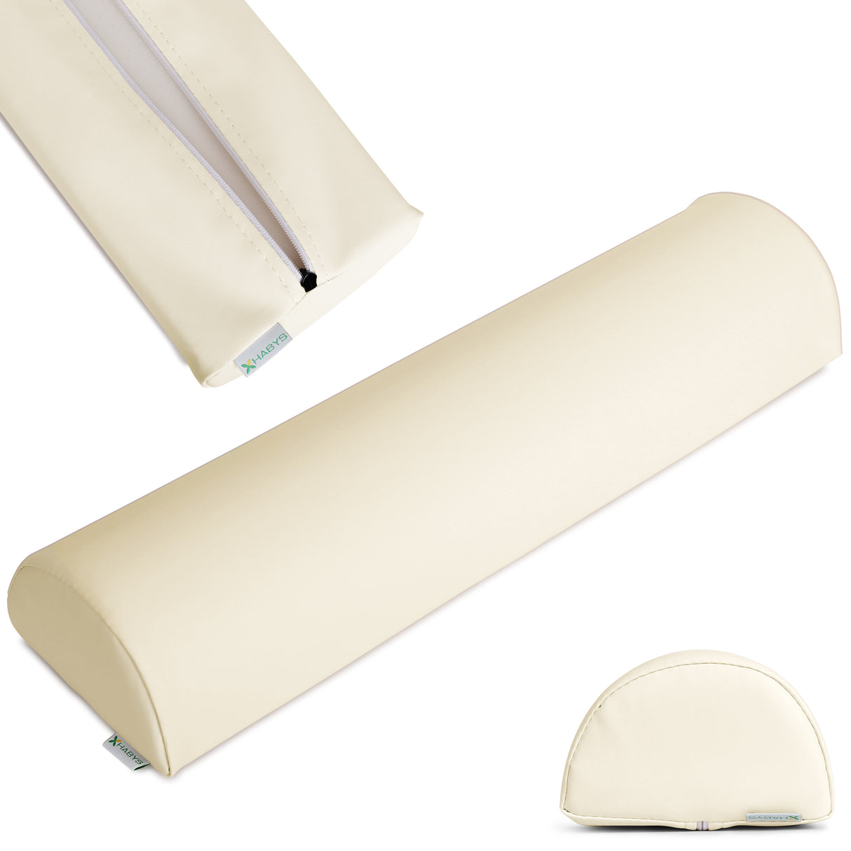 Halbrolle für Massage | 60x15x10 | Polsterung Satin Comfort