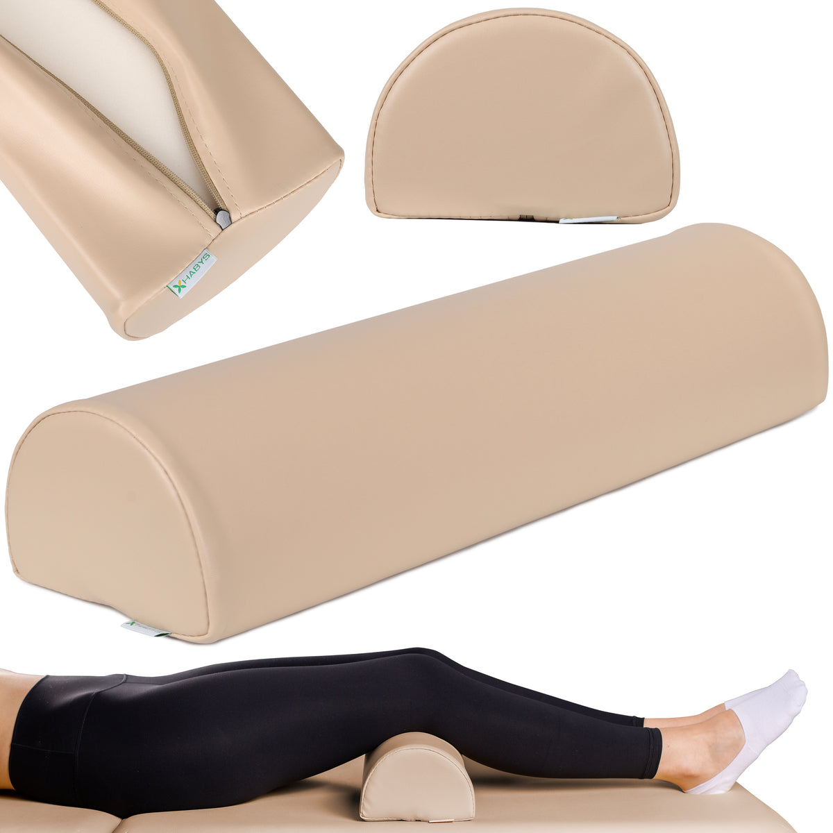 Halbrollen-Massagerolle / Knierolle Für Massageliege – Fitnessrolle Für Stütze & Lagerung