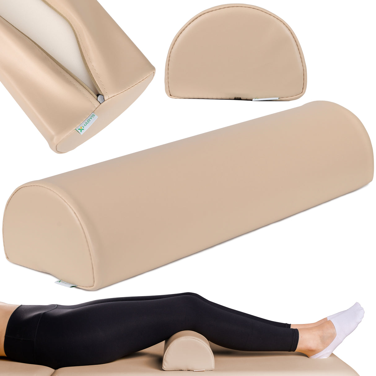 Halbrolle für Massage 60x18x12 | Polsterung Vinyl Flex