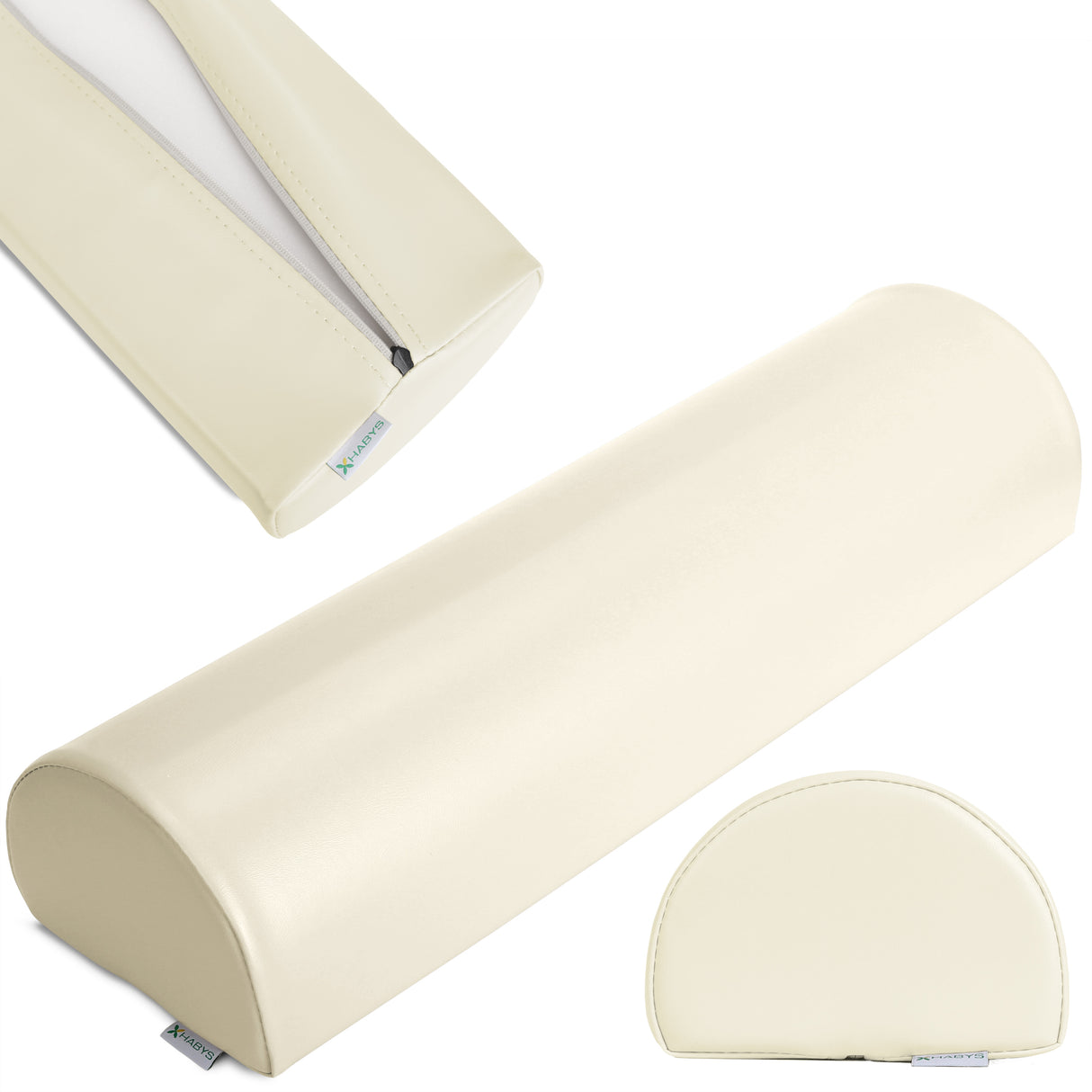 Halbrolle für Massage | für Füße oder unter das Knie | 60x18x12 | Polsterung Satin Comfort