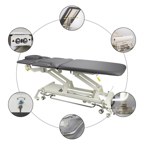 Therapieliege Elektrisch Evero X7 Ergo 7-Segmente | Steuerrahmen | 3 Jahre Garantie