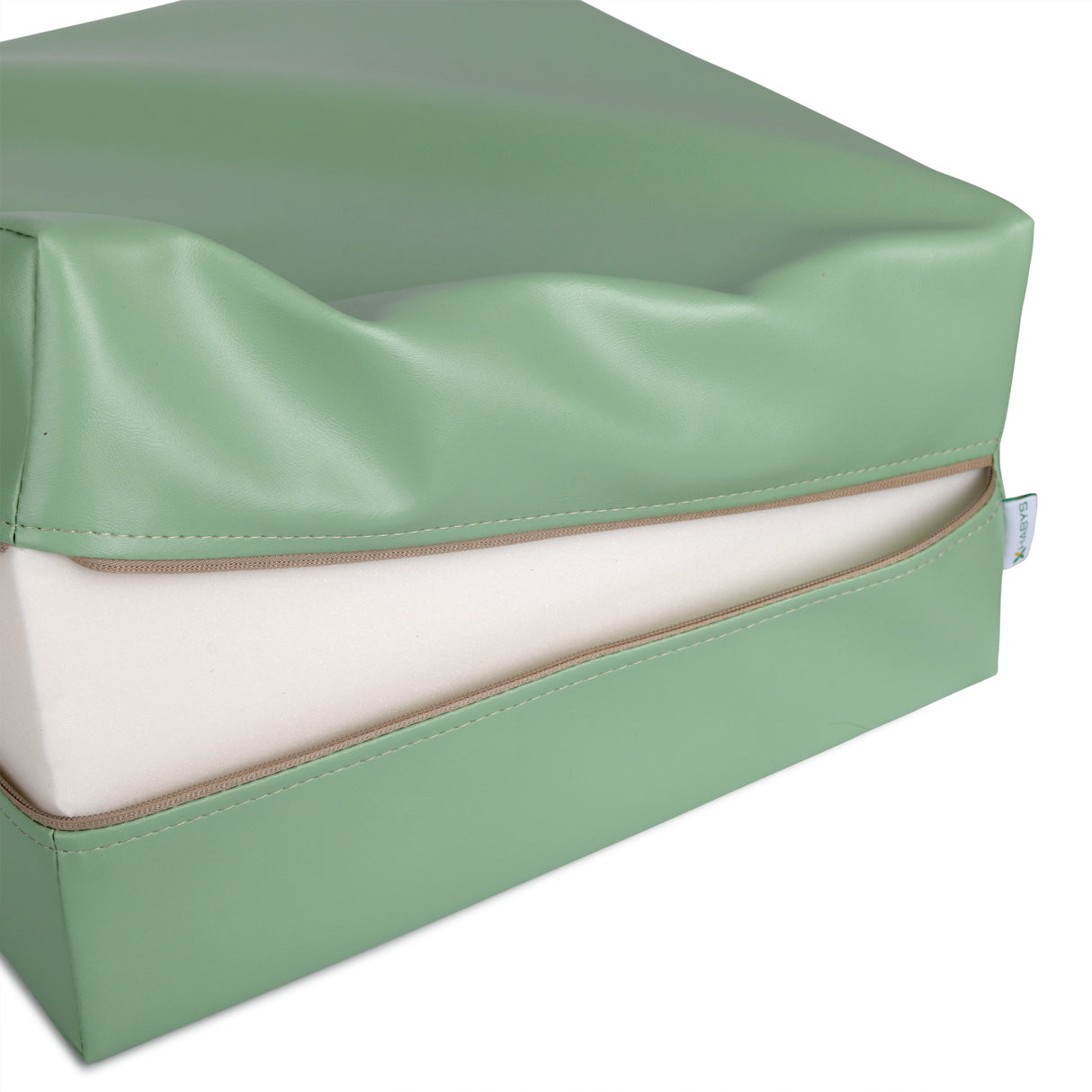 Lagerungskeil für die unteren Extremitäten während der Bauchmassage | 70/40x40x20 | Polsterung Vinyl Flex