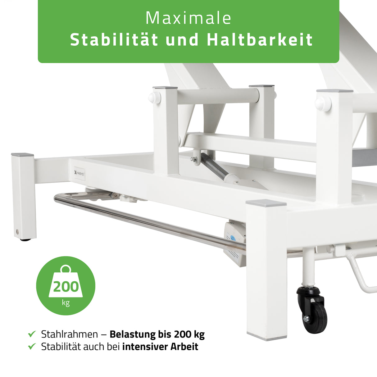 Massageliege Elektrisch Fortis 2 Ergo | 2-Segmente | Handfernbedienung Steuerrahmen | 3 Jahre Garantie