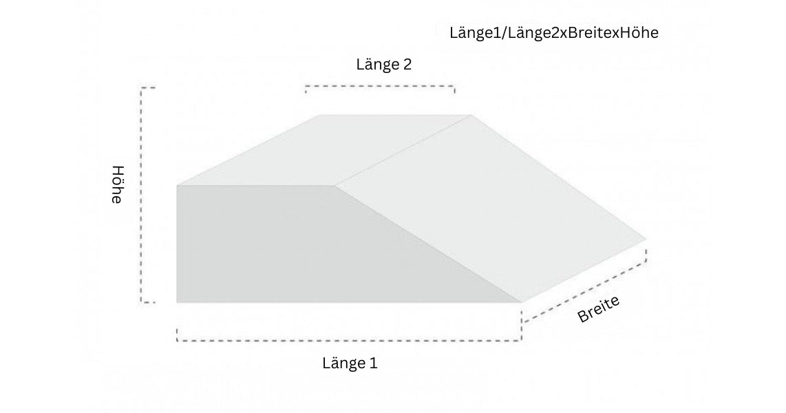 Lagerungskeil für Tensegrity Massage | 67/53x25x15 | Polsterung Vinyl Flex