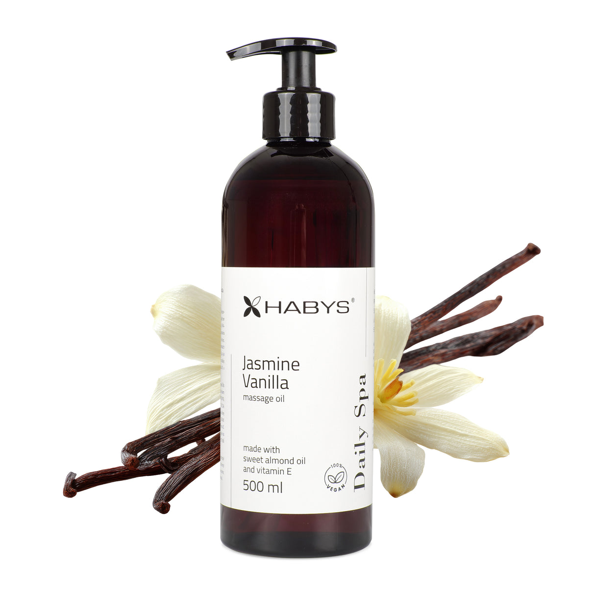 Massageöl Daily Spa | Jasmine Vanillae | HABYS 500 ml