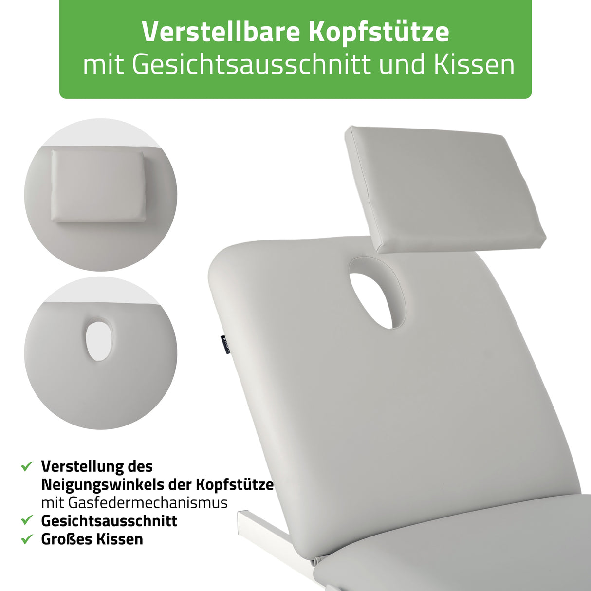 Massageliege Elektrisch Fortis 2 | 2-Segmente | Handfernbedienung | 3 Jahre Garantie