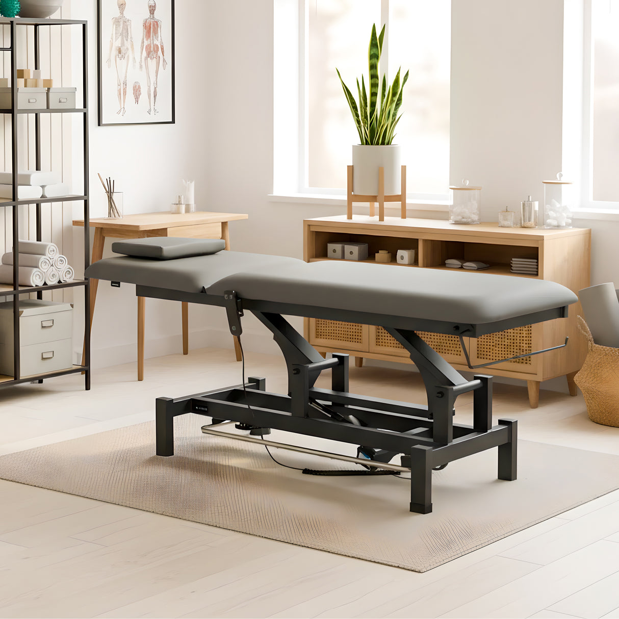 Massageliege Elektrisch Fortis 2 | 2-Segmente | Handfernbedienung Steuerrahmen | 3 Jahre Garantie