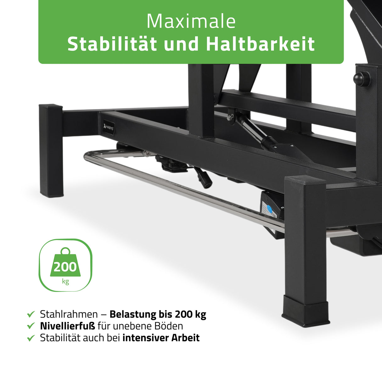 Massageliege Elektrisch Fortis 2 | 2-Segmente | Handfernbedienung Steuerrahmen | 3 Jahre Garantie