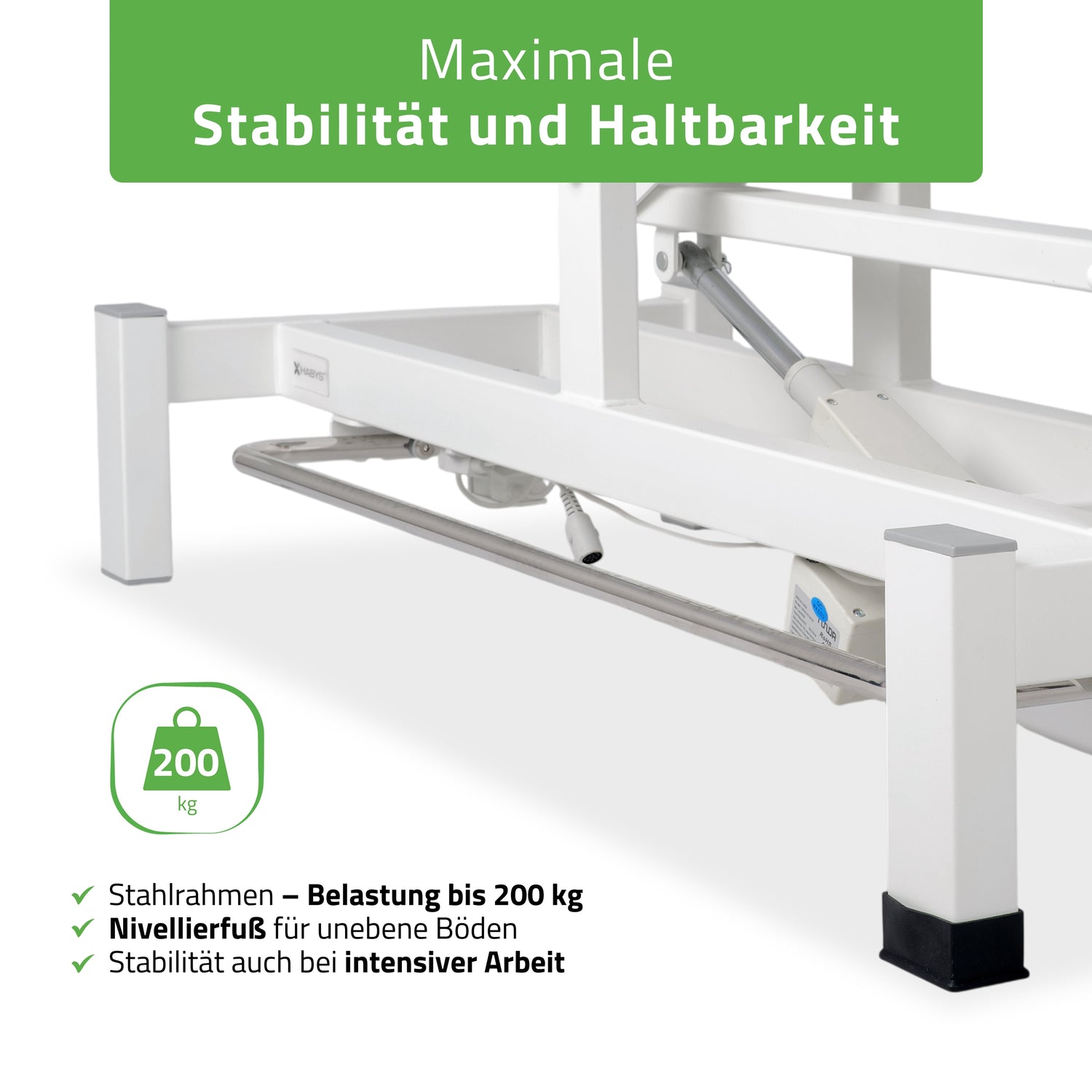 Massageliege Elektrisch Fortis 2 | 2-Segmente | Handfernbedienung Steuerrahmen | 3 Jahre Garantie