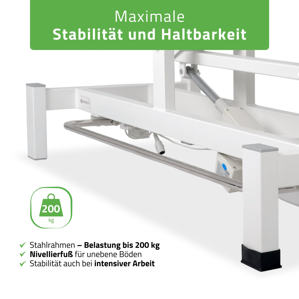 Massageliege Elektrisch Fortis 2 | 2-Segmente | Handfernbedienung Steuerrahmen | 3 Jahre Garantie