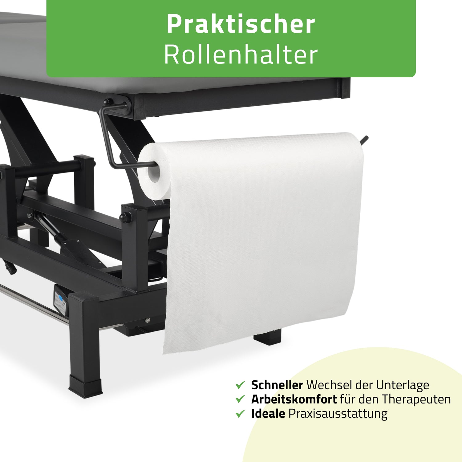 Massageliege Elektrisch Fortis 2 | 2-Segmente | Handfernbedienung Steuerrahmen | 3 Jahre Garantie