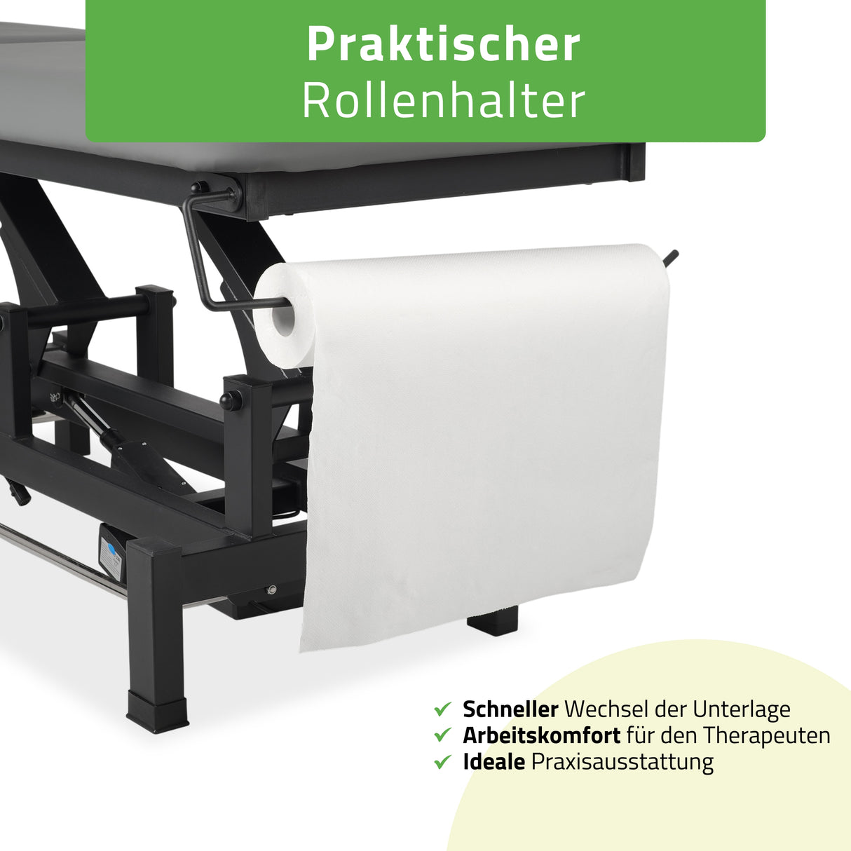 Massageliege Elektrisch Fortis 2 | 2-Segmente | Handfernbedienung Steuerrahmen | 3 Jahre Garantie