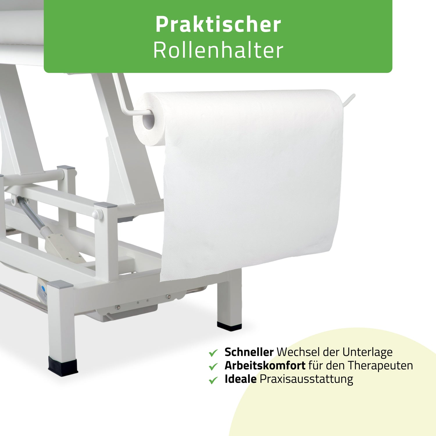 Massageliege Elektrisch Fortis 2 | 2-Segmente | Handfernbedienung Steuerrahmen | 3 Jahre Garantie