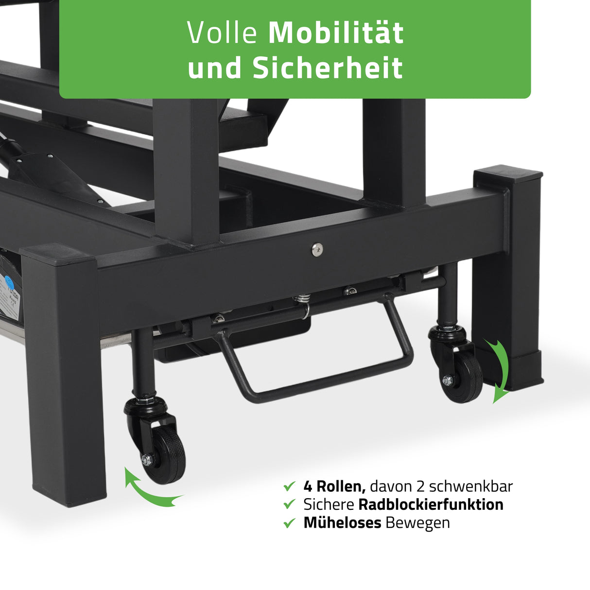 Massageliege Elektrisch Fortis 4 Ergo | 4-Segmente | Handfernbedienung Steuerrahmen | 3 Jahre Garantie