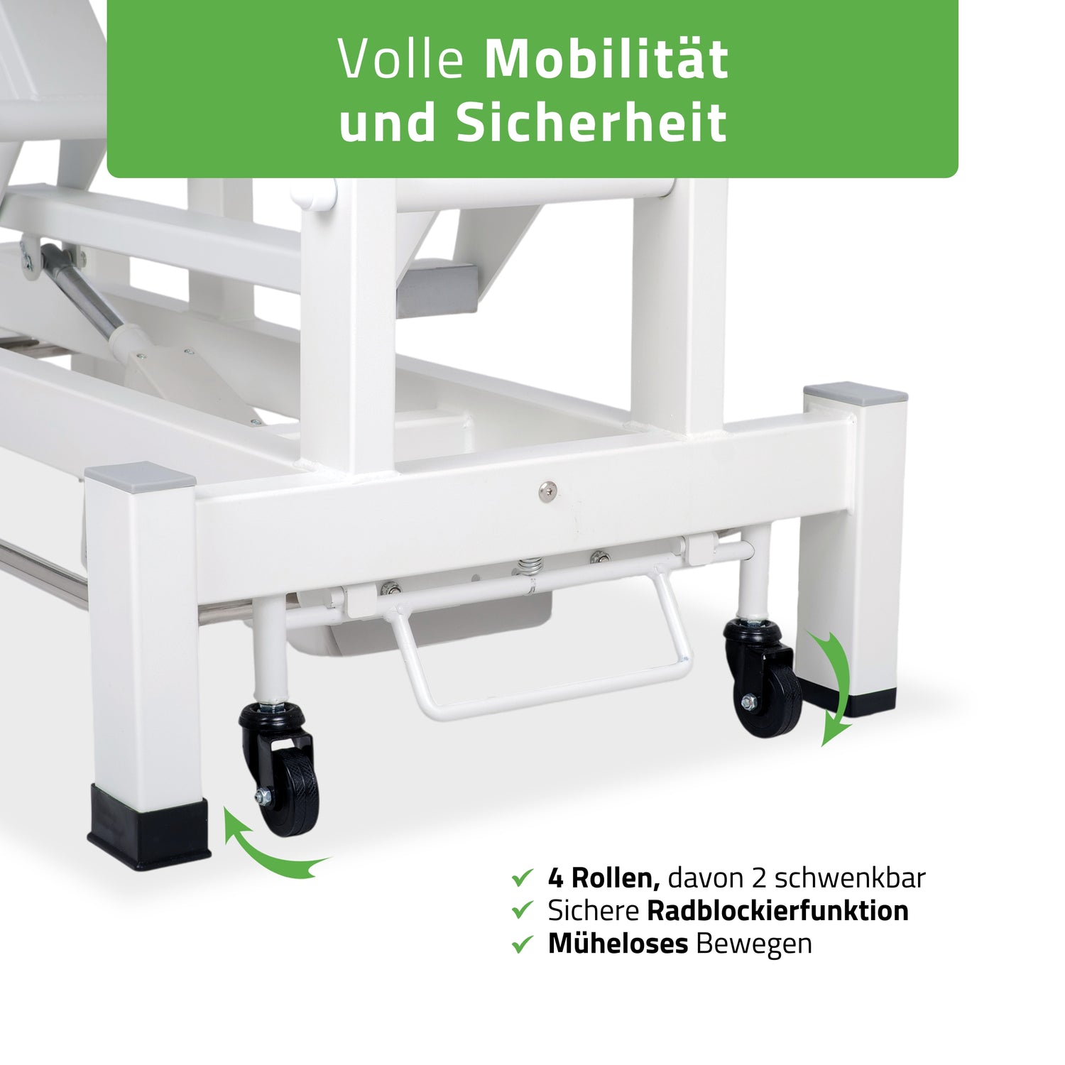 Massageliege Elektrisch Fortis 4 Ergo | 4-Segmente | Handfernbedienung Steuerrahmen | 3 Jahre Garantie