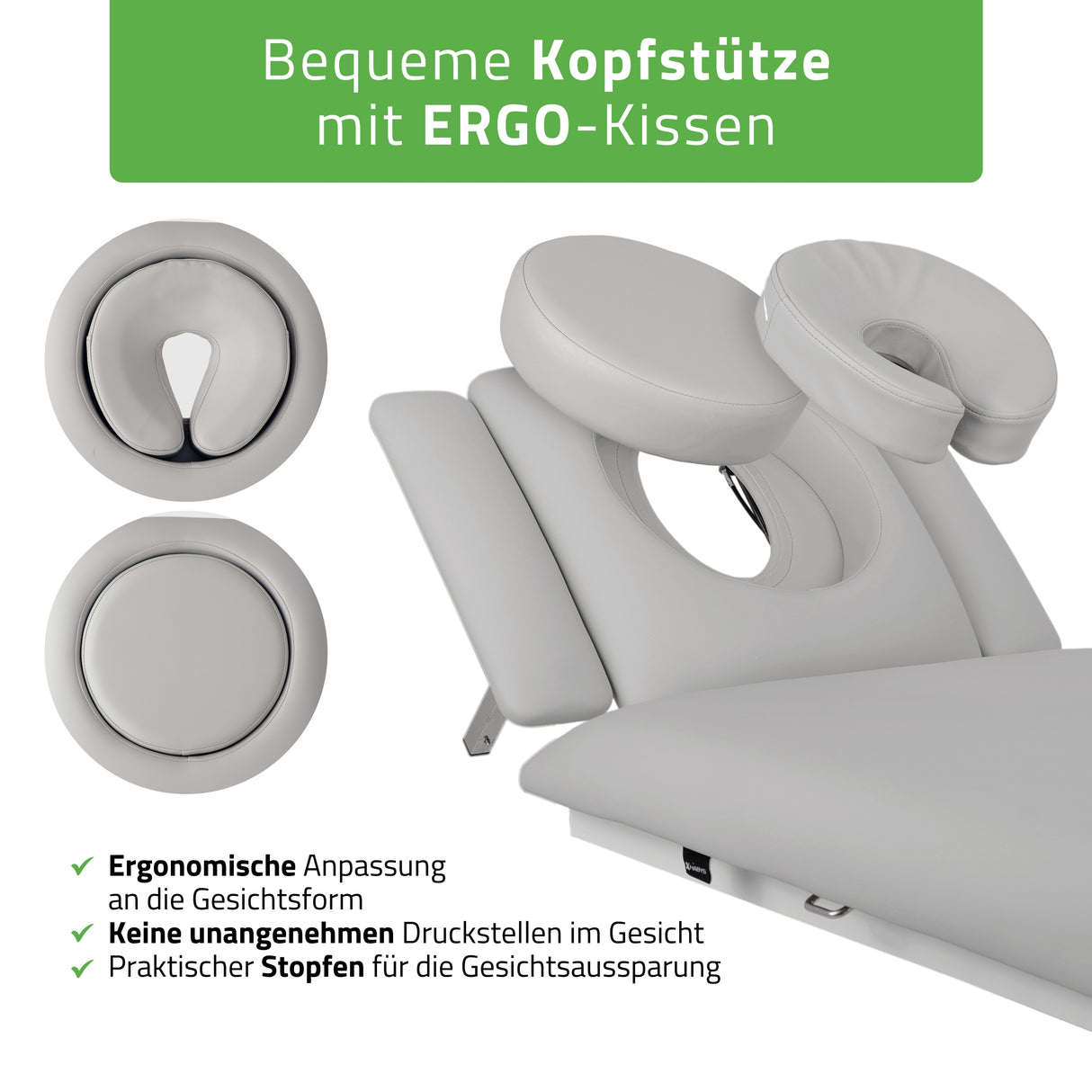 Massageliege Elektrisch Fortis 5 Ergo | 5-Segmente | Handfernbedienung | 3 Jahre Garantie