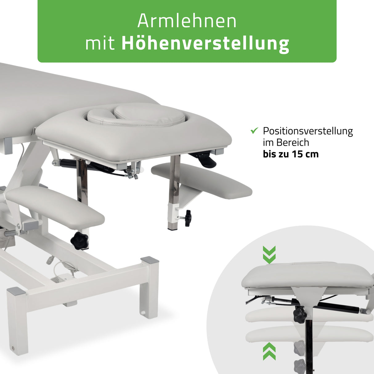 Massageliege Elektrisch Fortis 5 Ergo | 5-Segmente | Handfernbedienung | 3 Jahre Garantie