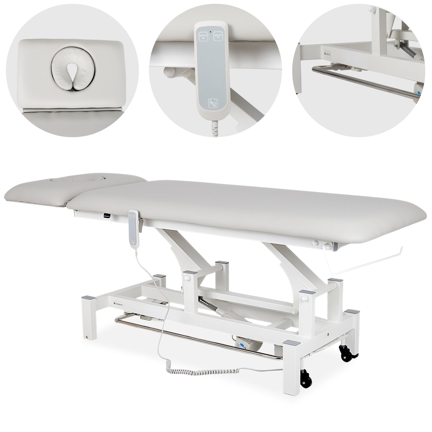 Massageliege Elektrisch Fortis 2 Ergo | 2-Segmente | Handfernbedienung Steuerrahmen | 3 Jahre Garantie