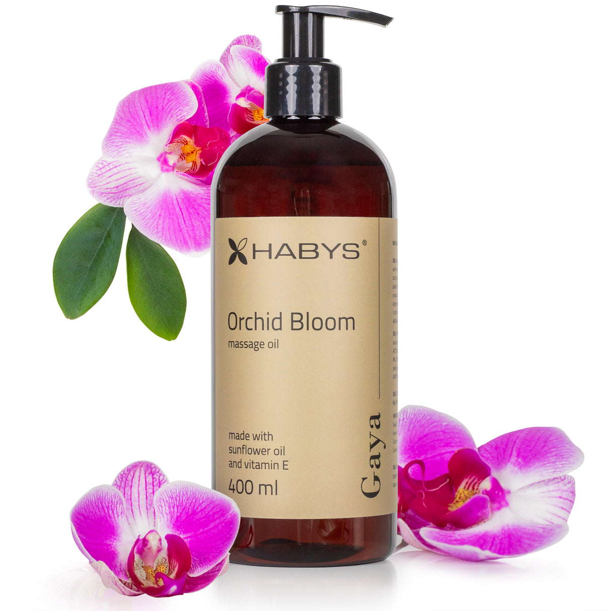 Massageolie Gaya Orchid Bloom, 400ml