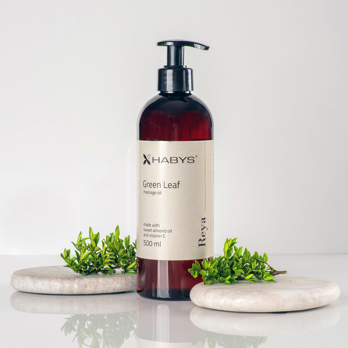 Massageolie Reya Green Leaf Habys