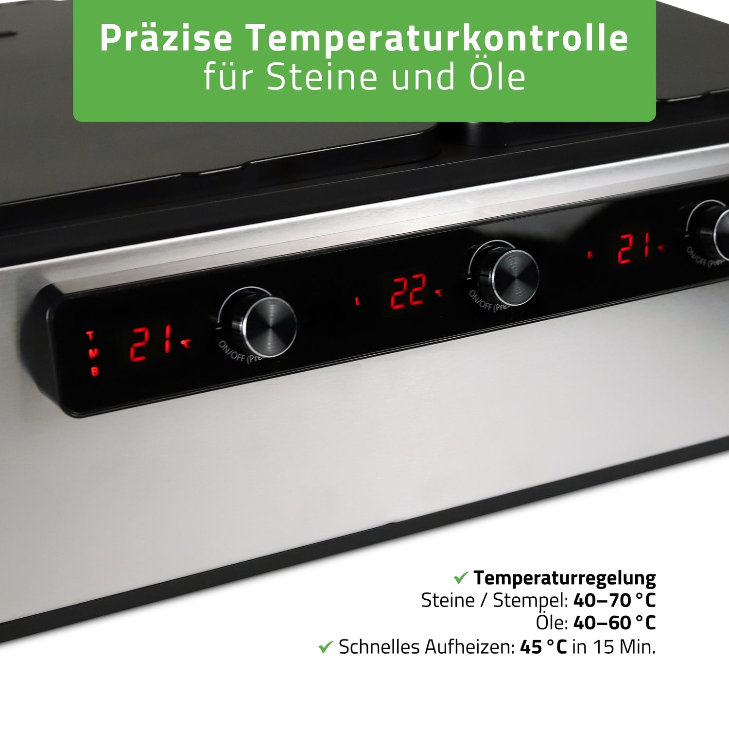 Multifunktionales Hot-Stone-Wärmegerät | für Massagesteine und Öle