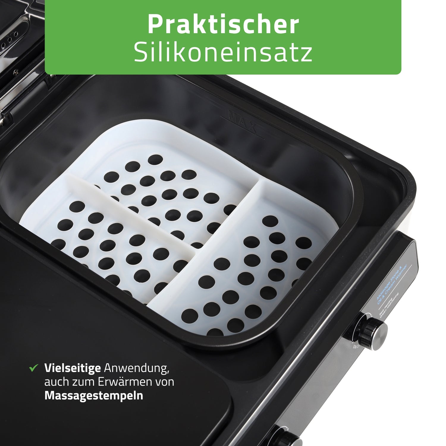 Multifunktionales Hot-Stone-Wärmegerät | für Massagesteine und Öle