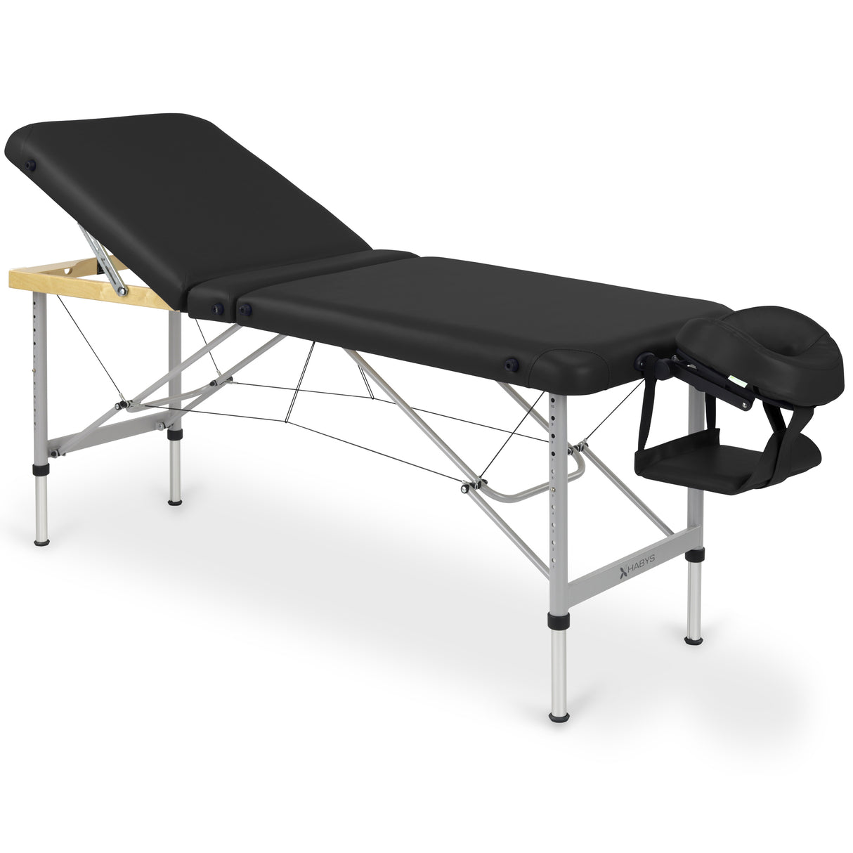 Massagetafel Inklapbaar Aero Plus | 60 cm | Zwart