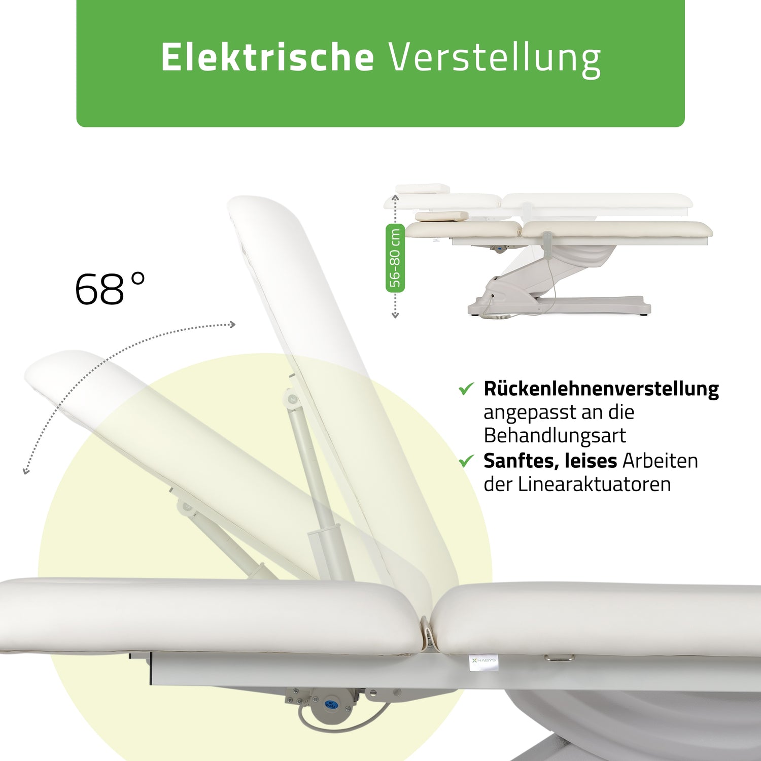 Kosmetikliege Elektrisch mit Heizung Camilla PRO 2