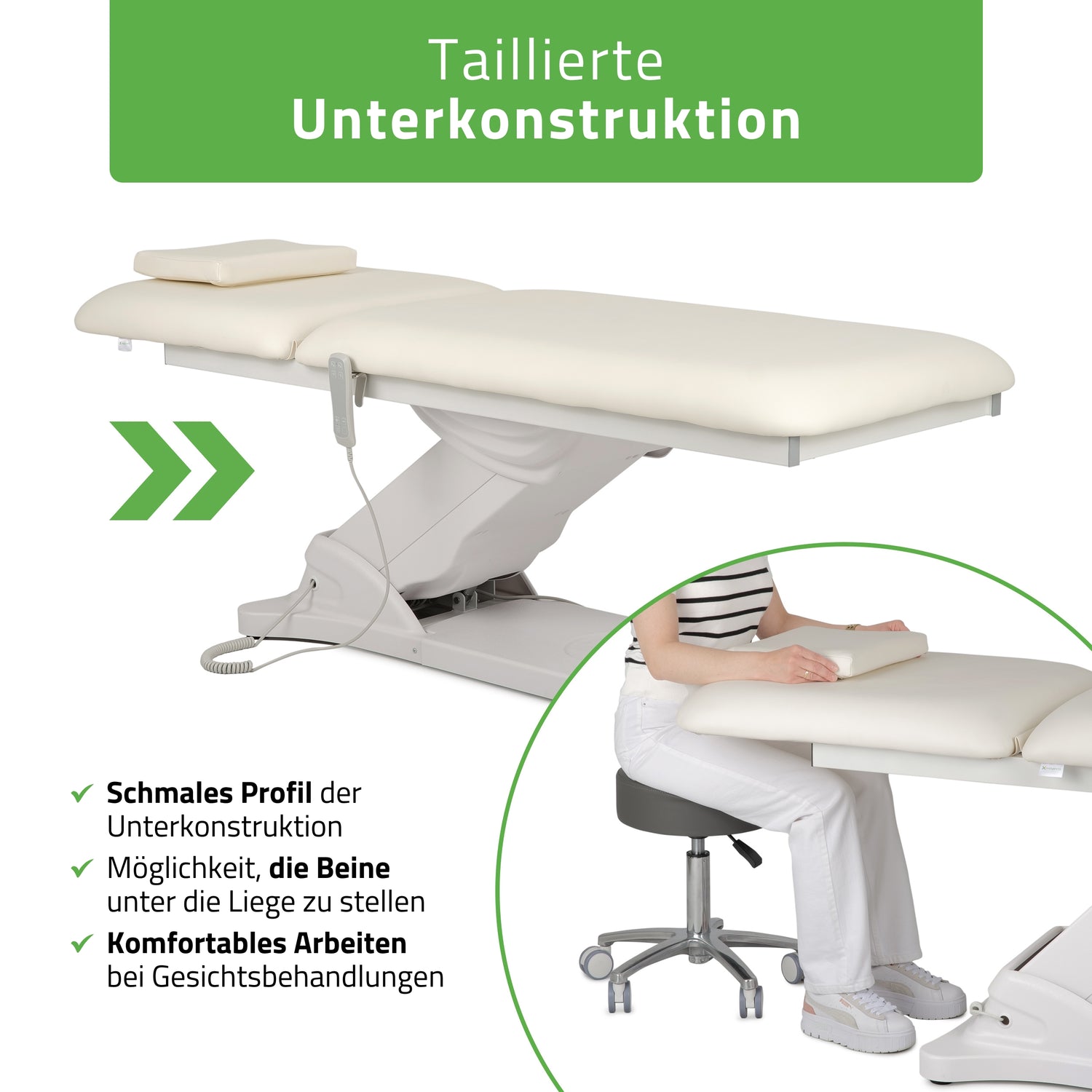 Kosmetikliege Elektrisch mit Heizung Camilla PRO 2