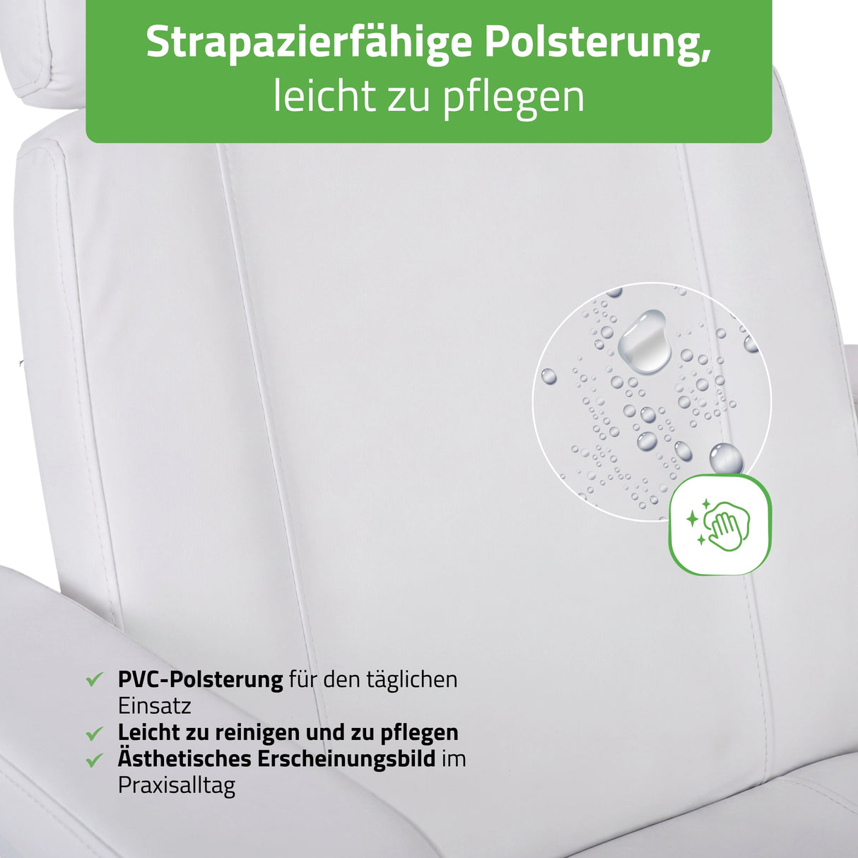 Kosmetikliege Elektrisch Tavia | Kosmetiksessel mit elektrischer Verstellung | Handfernbedienung | 3 Jahre Garantie