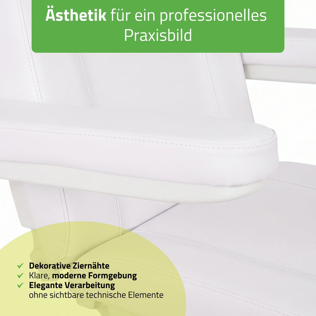 Kosmetikliege Elektrisch Tavia | Kosmetiksessel mit elektrischer Verstellung | Handfernbedienung | 3 Jahre Garantie