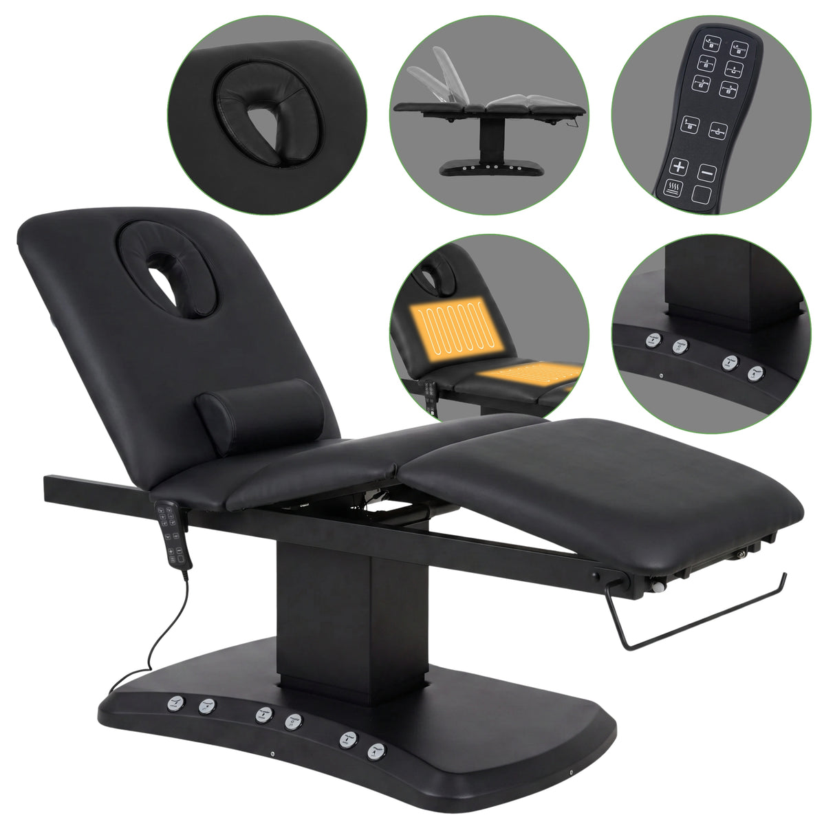 Kosmetikliege Elektrisch mit Heizung | Serenity Ergo 4 | für Massage und SPA Anwendungen | 3 Jahre Garantie