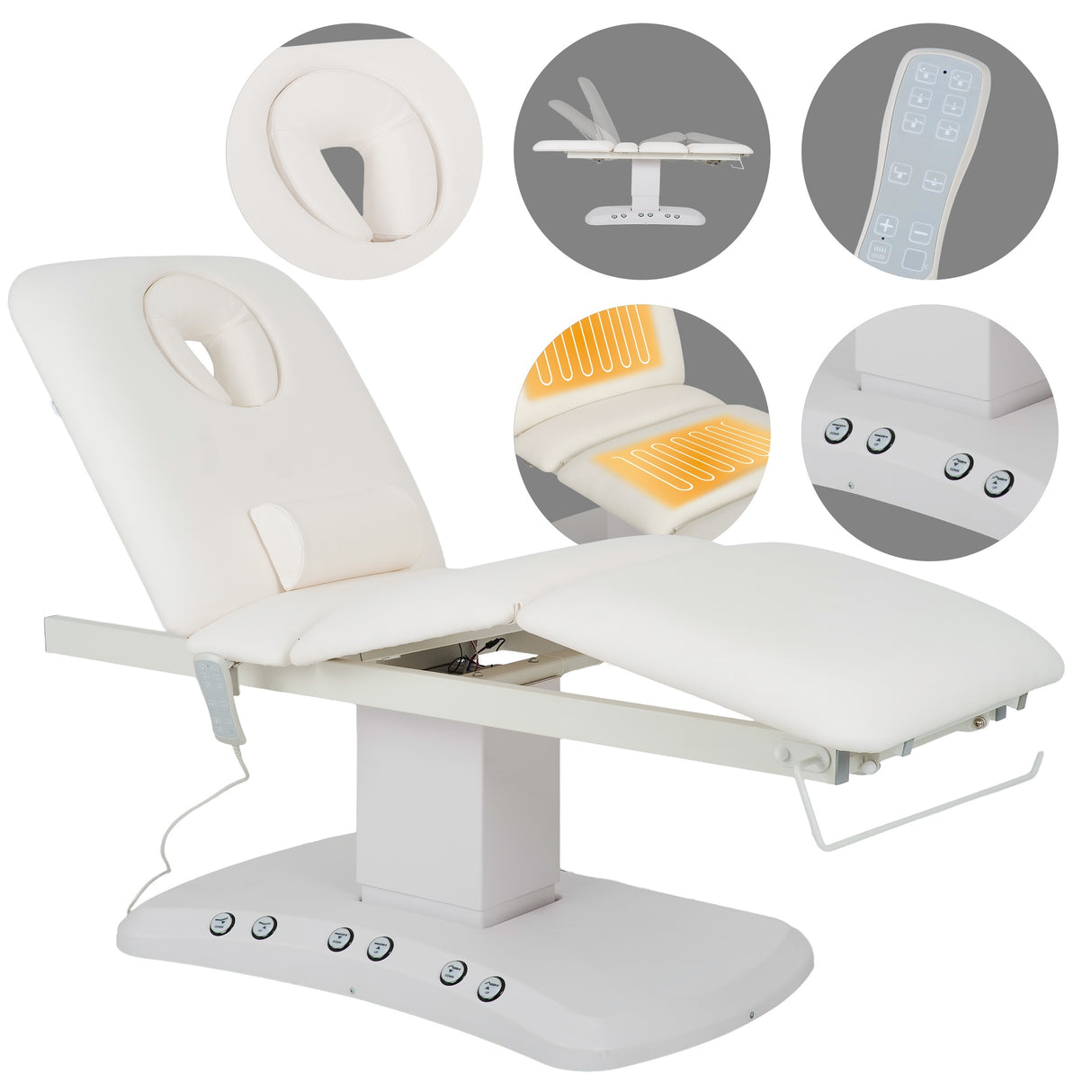 Kosmetikliege Elektrisch mit Heizung | Serenity Ergo 4 | für Massage und SPA Anwendungen | 3 Jahre Garantie