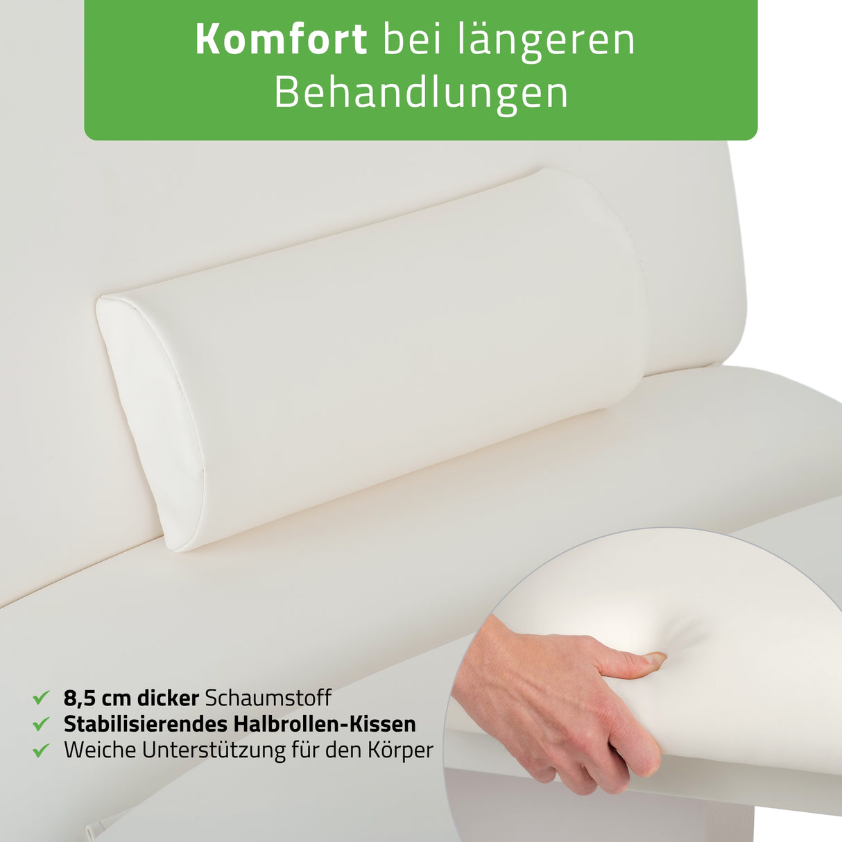 Kosmetikliege Elektrisch mit Heizung | Serenity Ergo 4 | für Massage und SPA Anwendungen | 3 Jahre Garantie