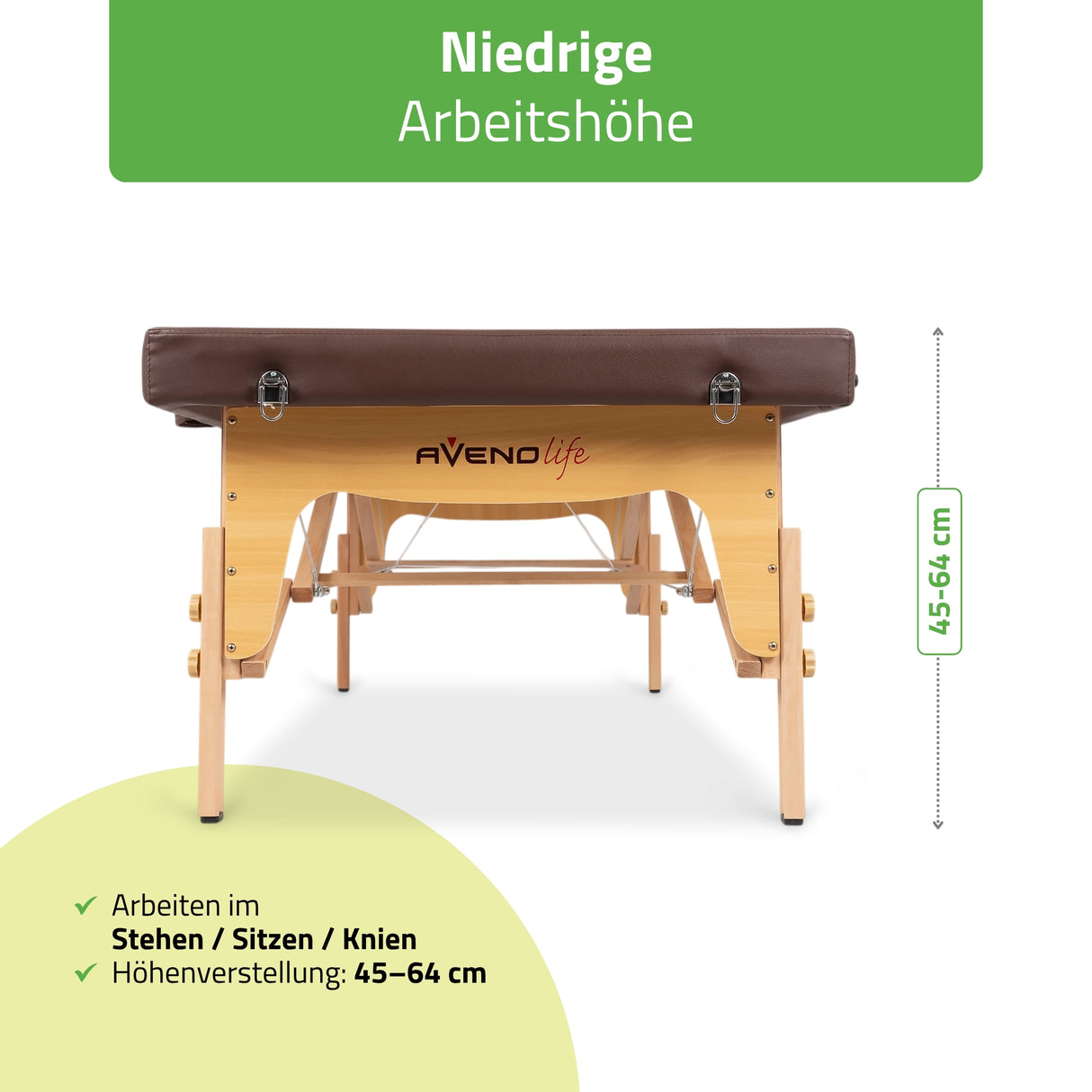 Massageliege Klappbar NIRO | Thaimassageliege 80 cm