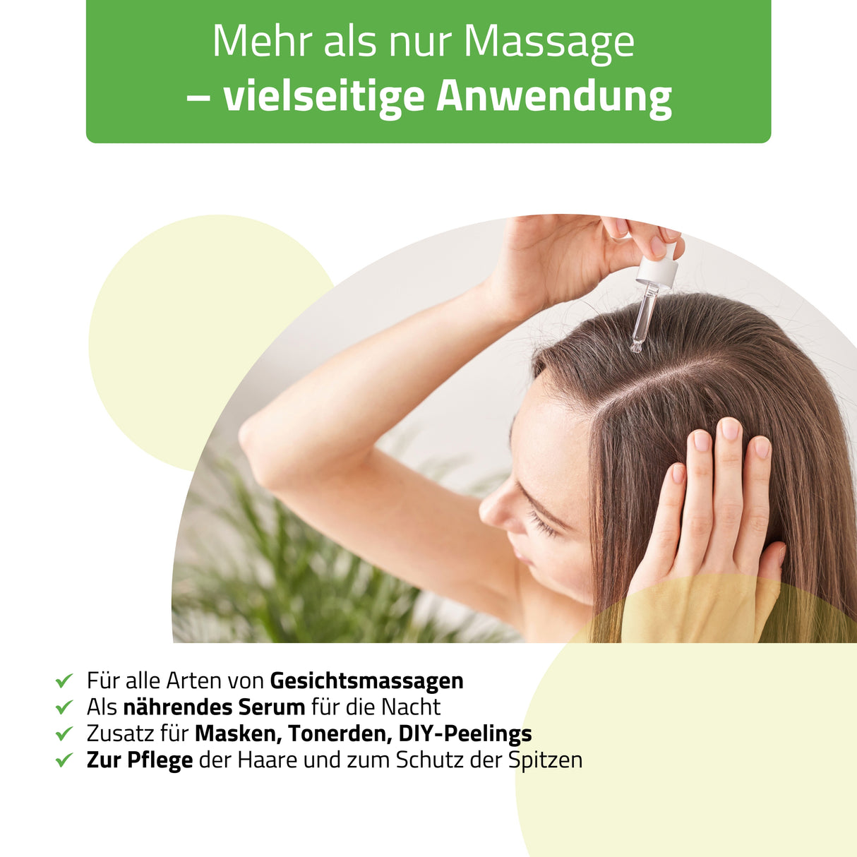 Habys Massageöl Nature Rich Avocado | 100 ml mit Pipette