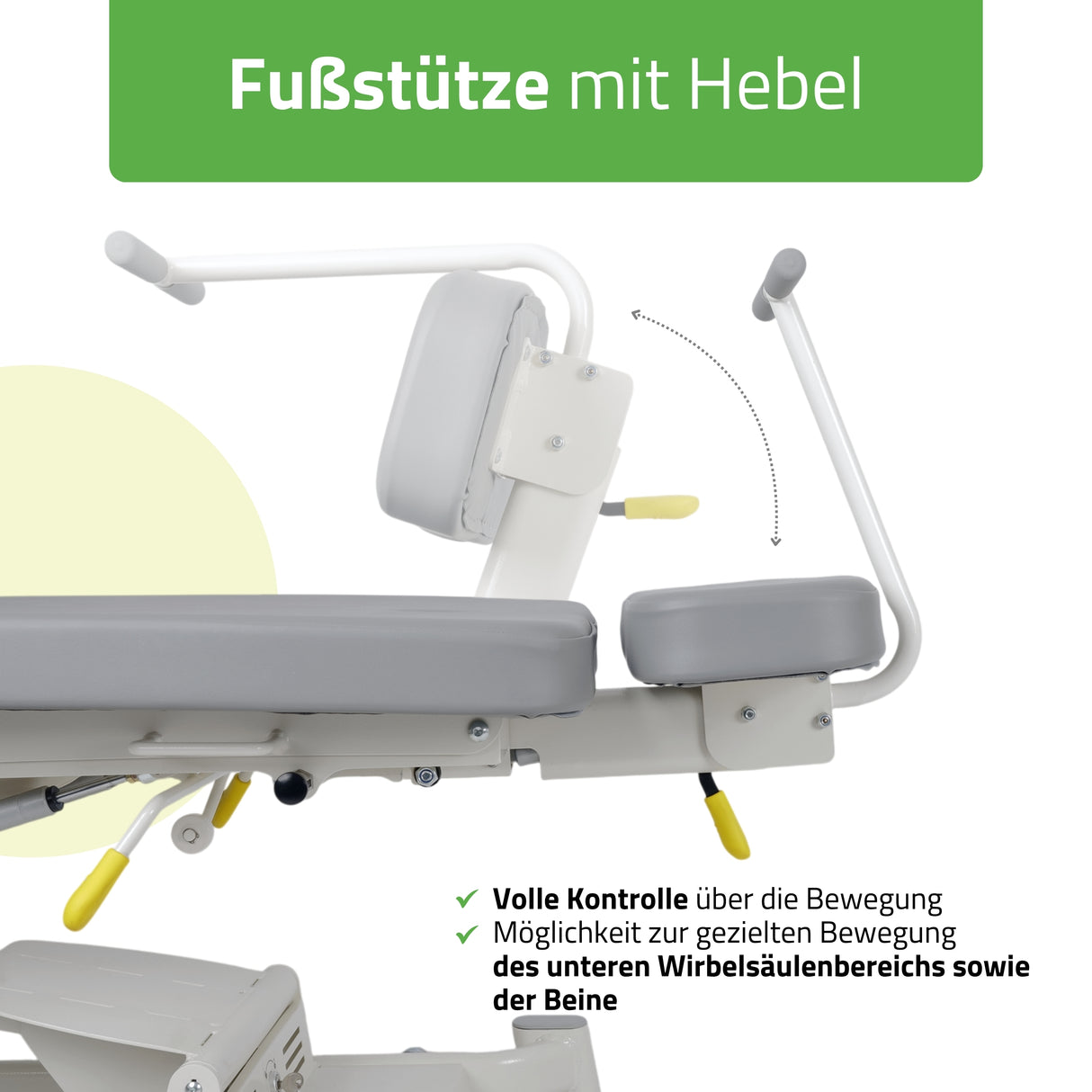 Chiropraktikerliege Elektrisch Therapieliegen Evero Upright Chiro Z7 | Steuerrahmen