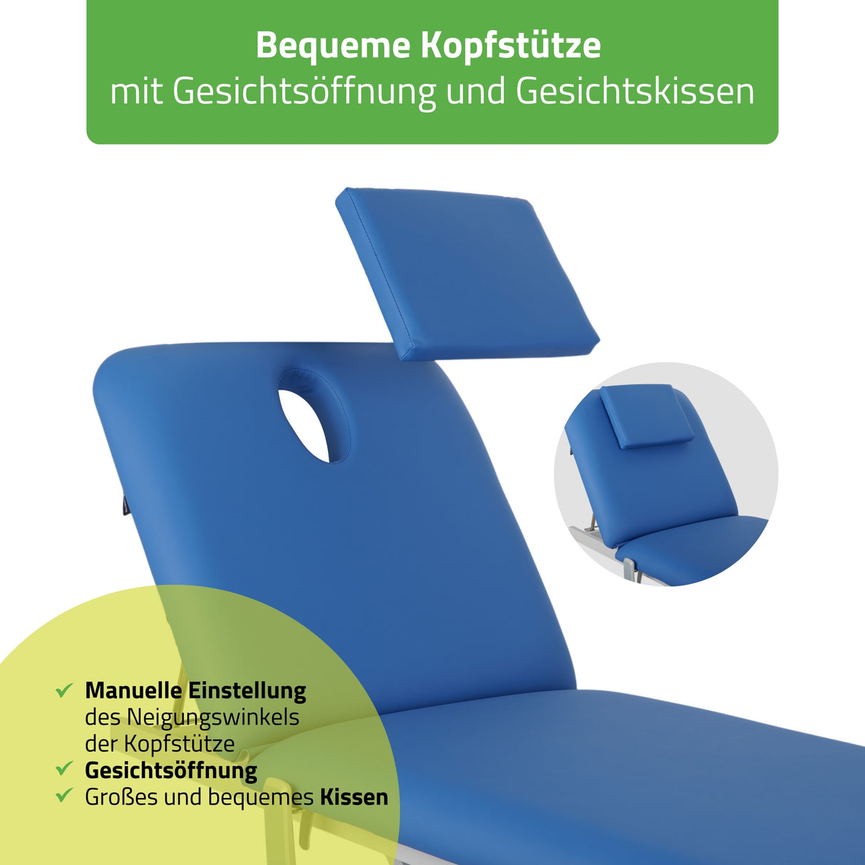 Massageliege Elektrisch Optima | 2-Segmente | Handfernbedienung