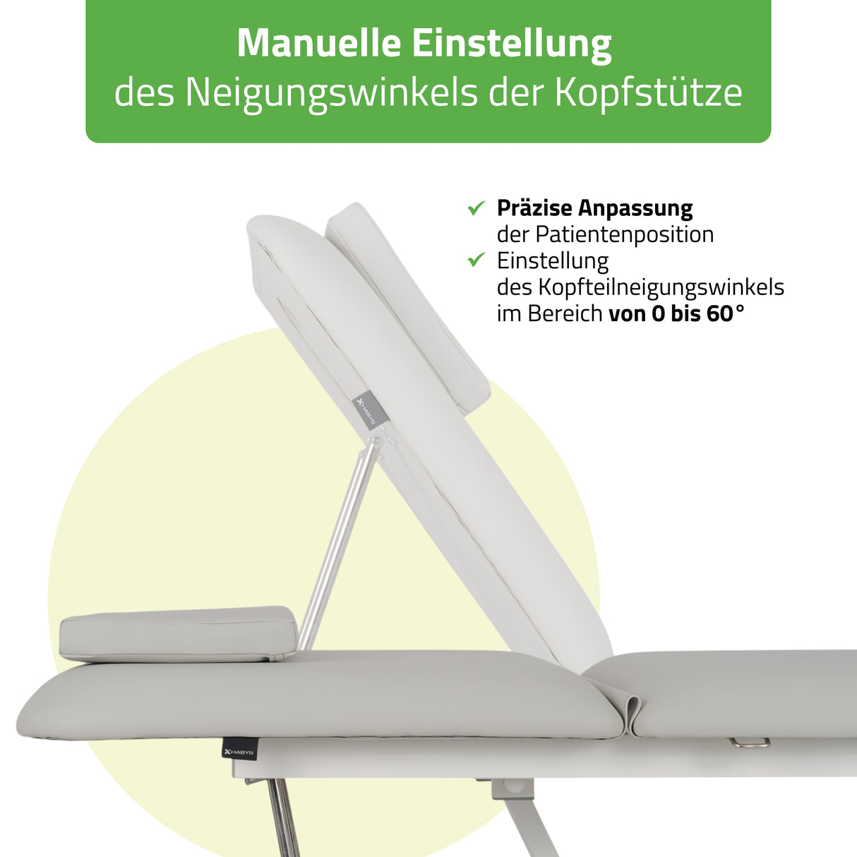 Massageliege Elektrisch Optima | 2-Segmente | Handfernbedienung