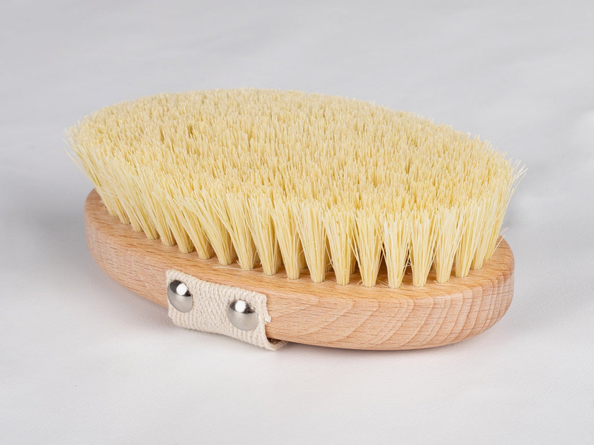 Massagebürste für die Trockenmassage | Tampico-Borsten | Trockenbürste hart