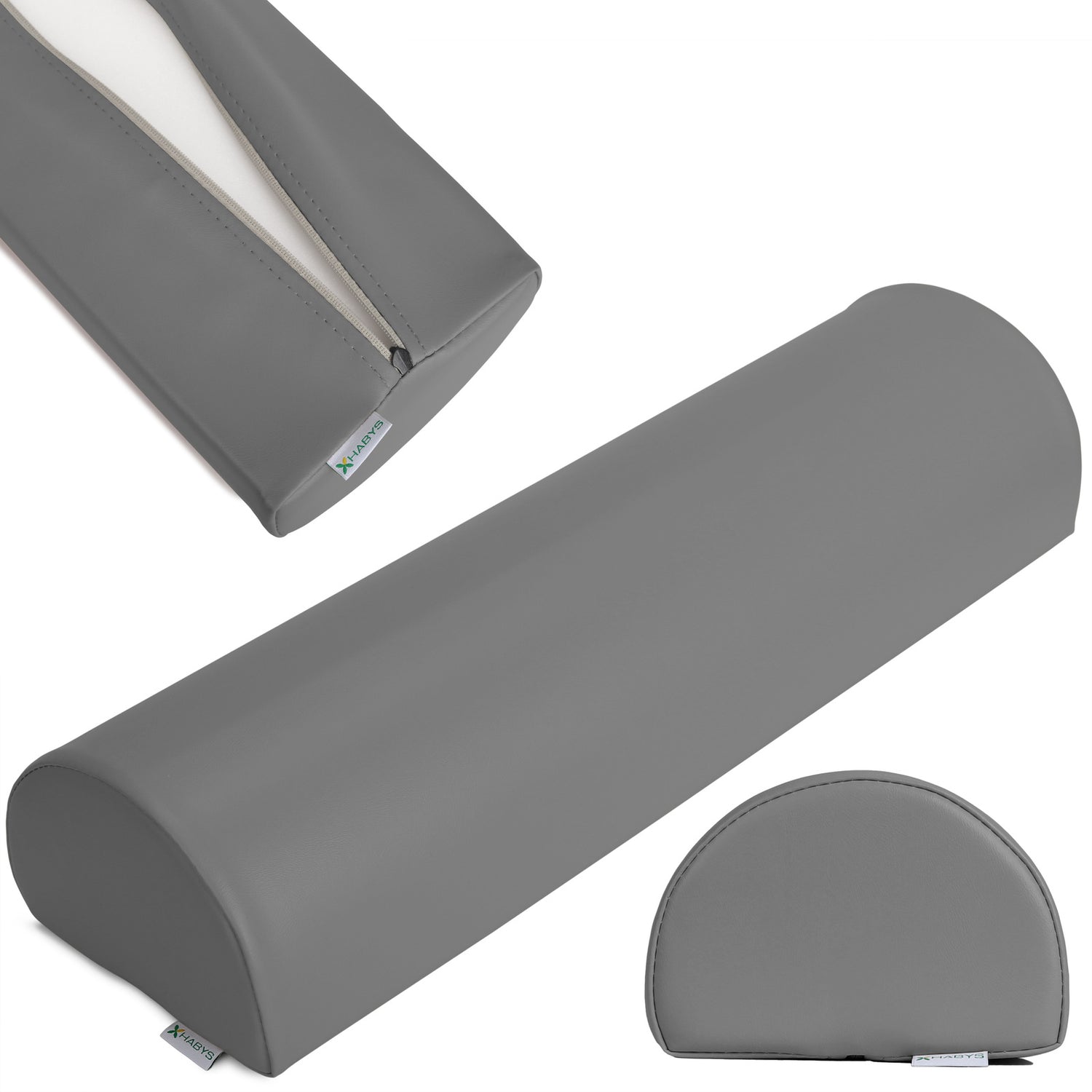 Halbrolle für Massage | für Füße oder unter das Knie | 60x18x12 | Polsterung Touch Core