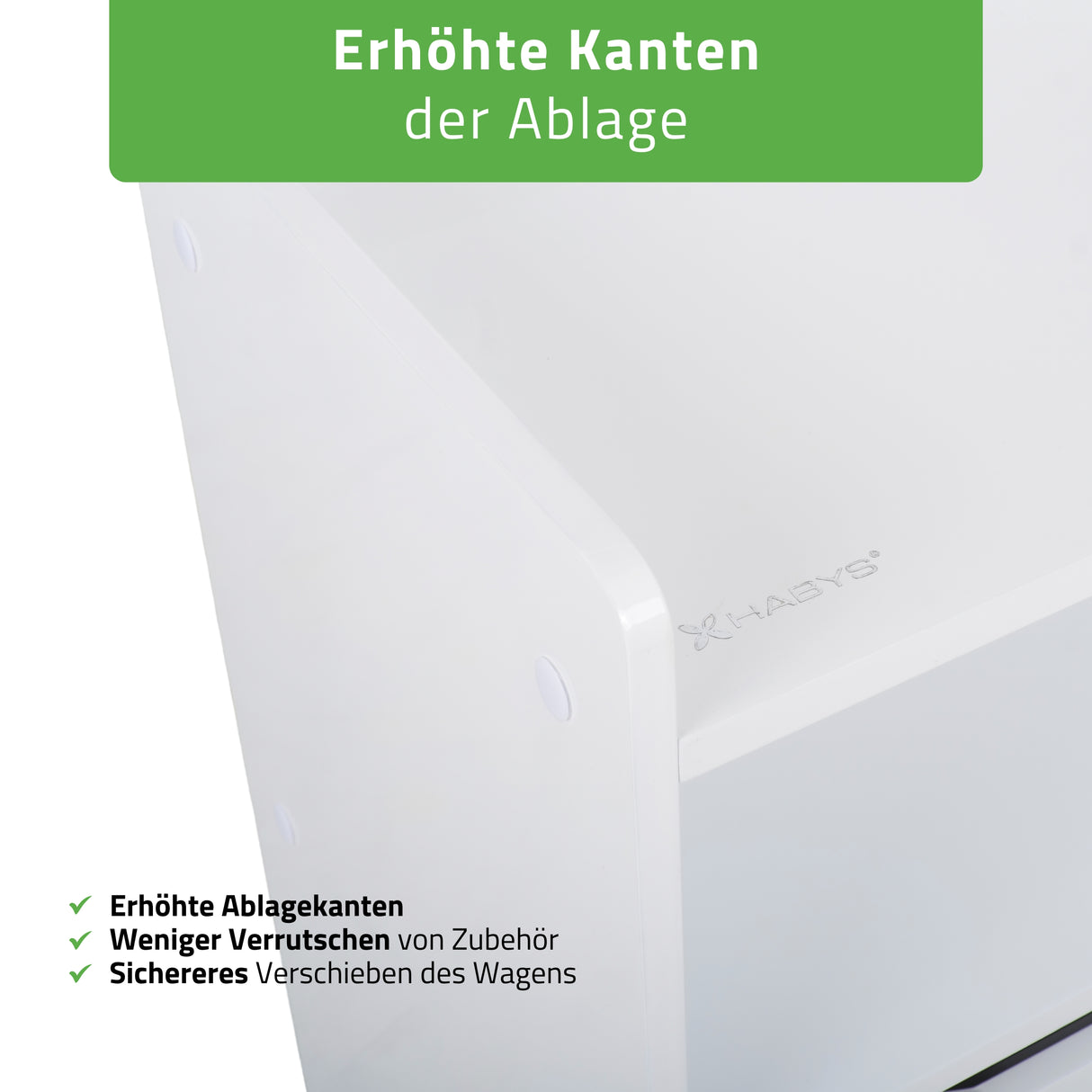 Habys Kosmetiktisch Ario | Weiß