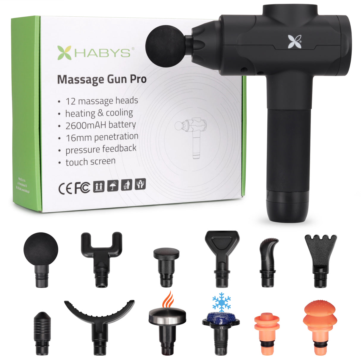 Massagepistool PRO Gun Habys