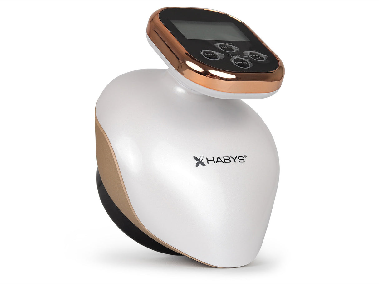 Elektrisches Schröpf-Massagegerät mit Griff | EMS | Wärme- und Magnettherapie