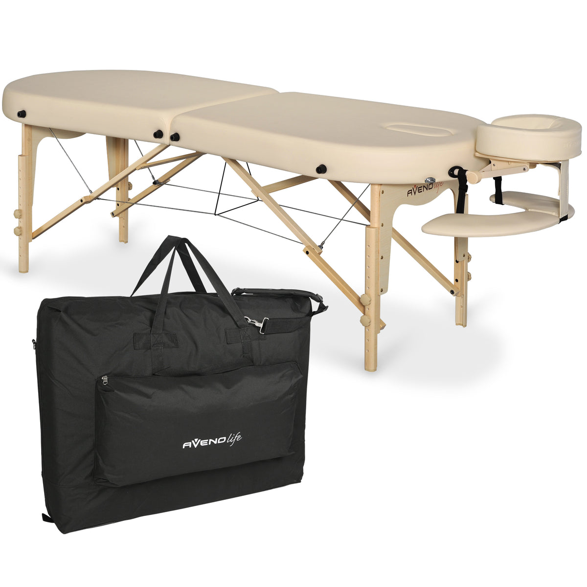 Massageliege Klappbar Elza | 71 cm | Beige