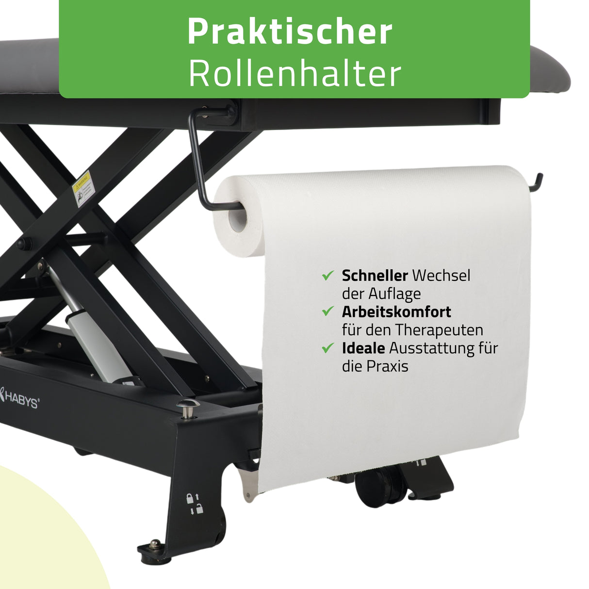 Therapieliege Elektrisch Evero Cross X4 Ergo | 4-Segmente | Handfernbedienung | Grau-Schwarz | 3 Jahre Garantie